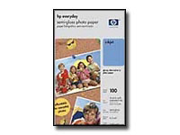 Papel fotogrfico de brillo HP Everyday 100 hojas/10 x 15 cm ms pestaa (Q5441A)